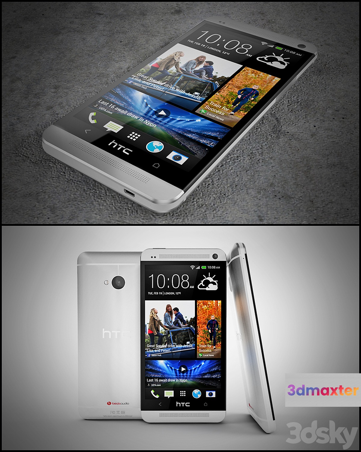 HTC one 3D Max