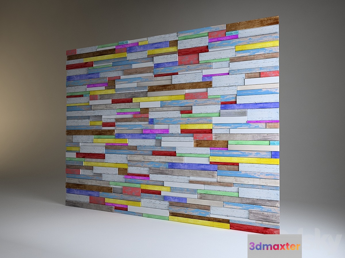 Wall Planks 3D Max