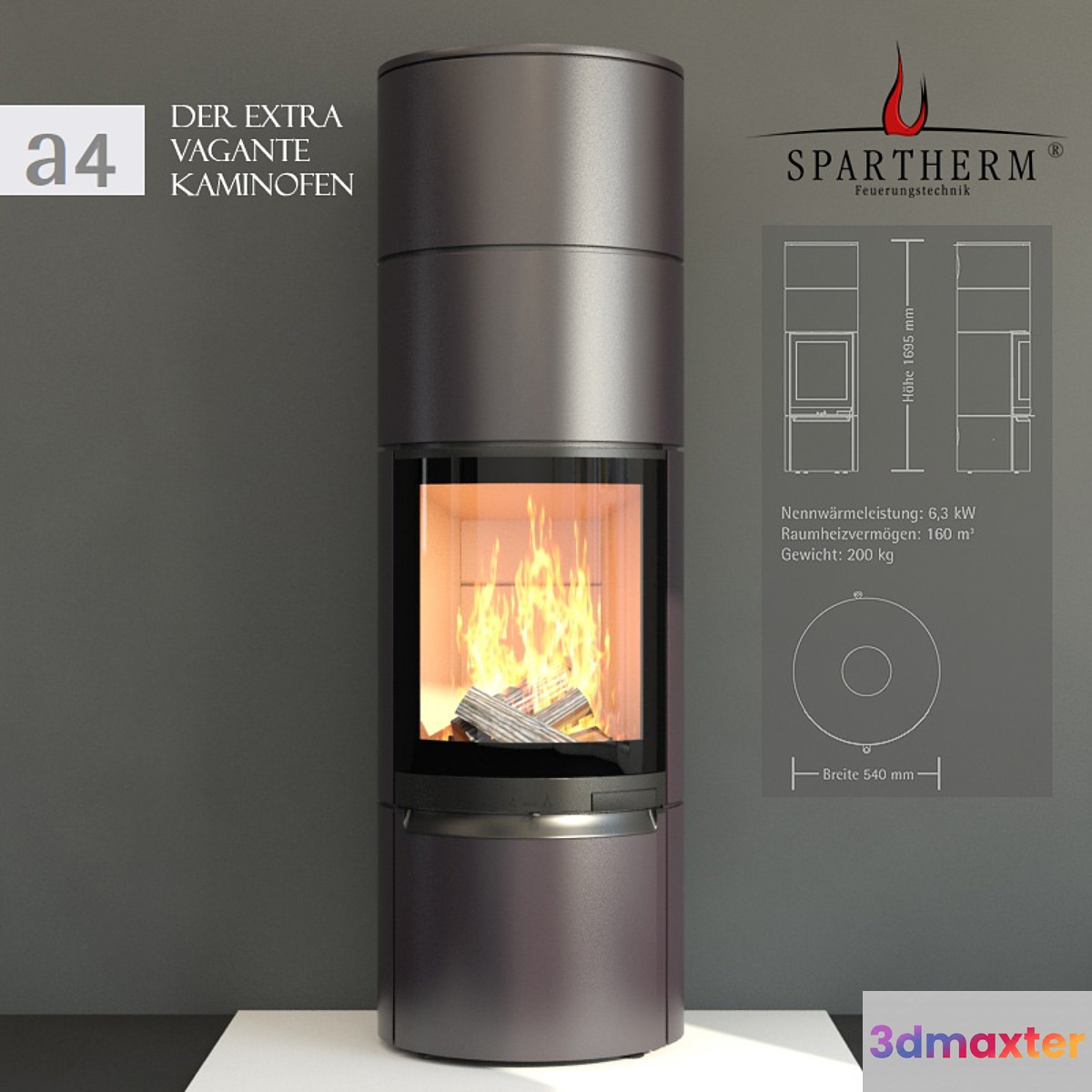 ambiente a4 3D Max