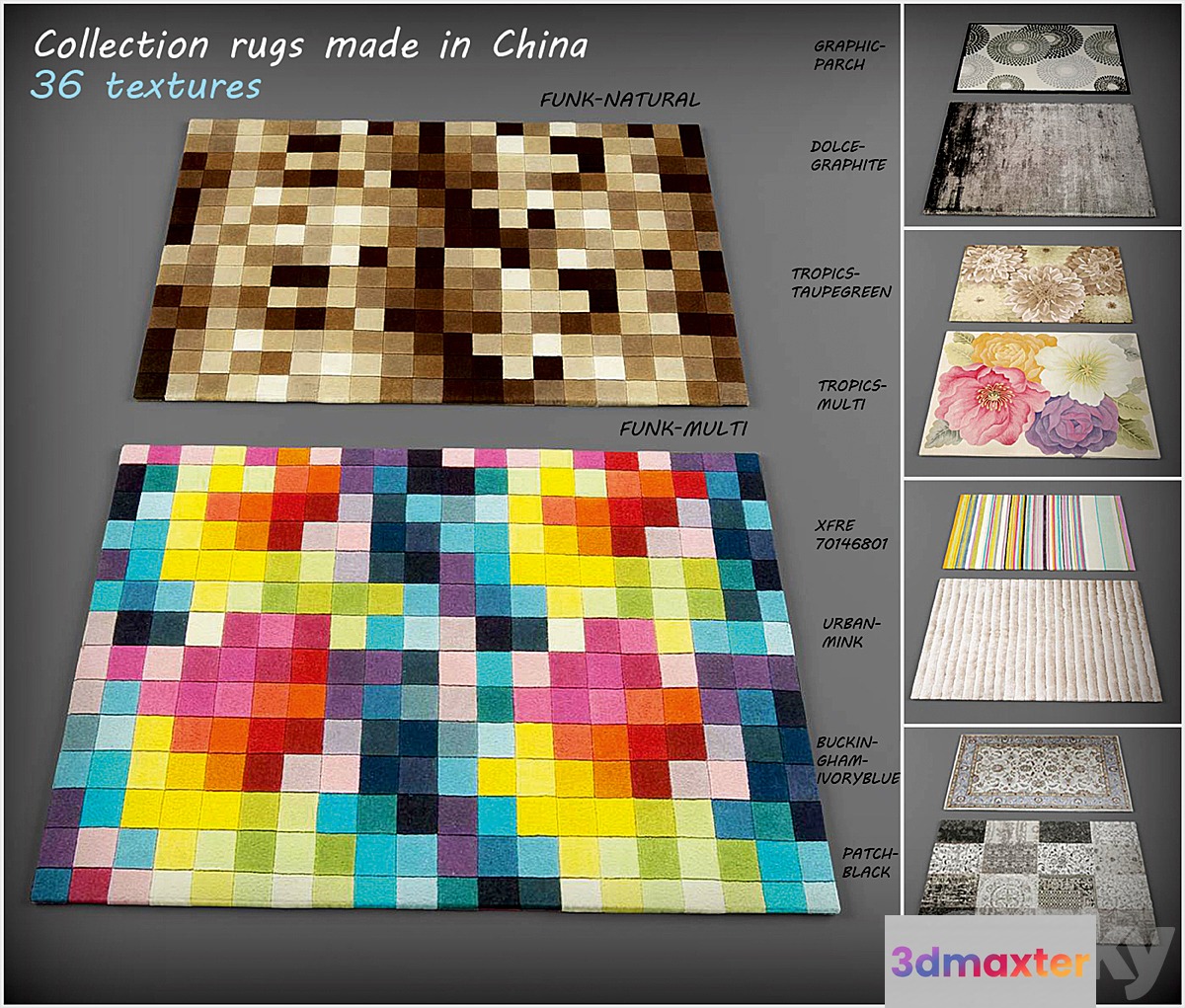 Collection of carpets from China