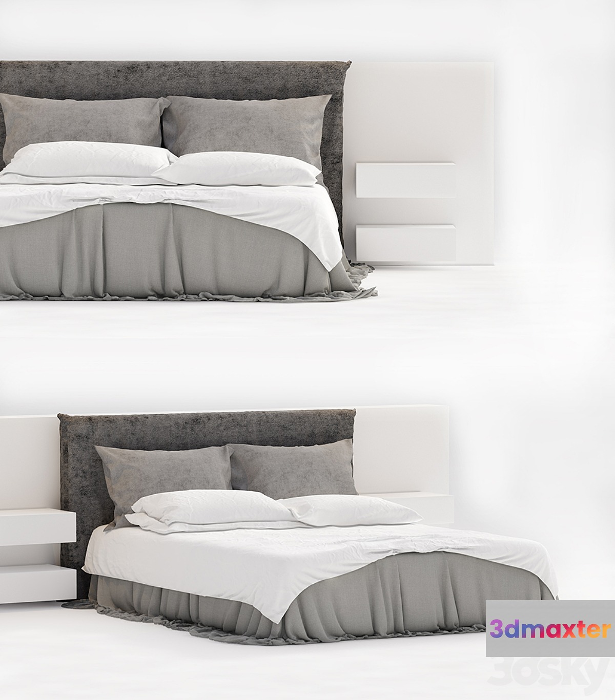 Bed 3D Max