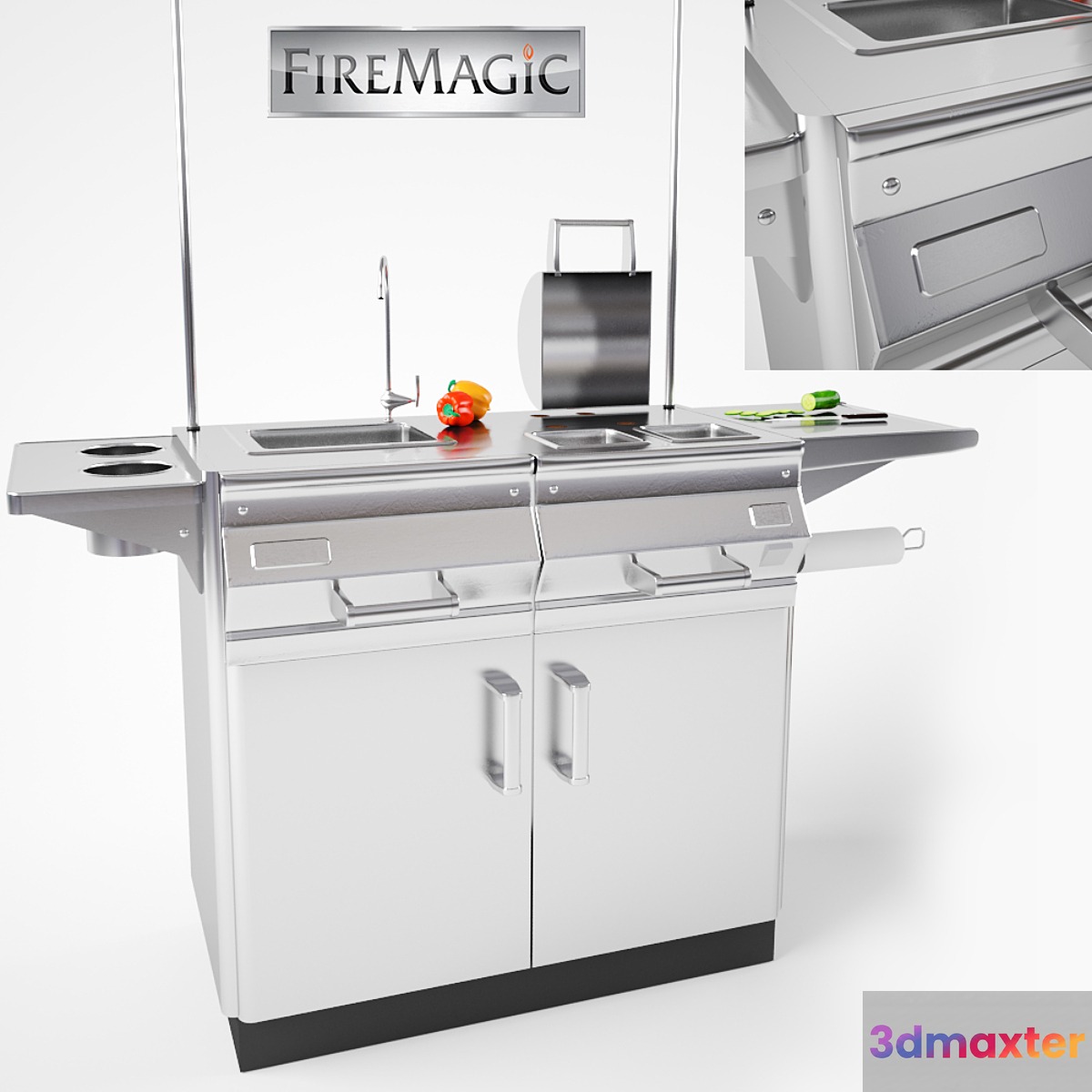 FireMagic Sink - No.2 3D Max
