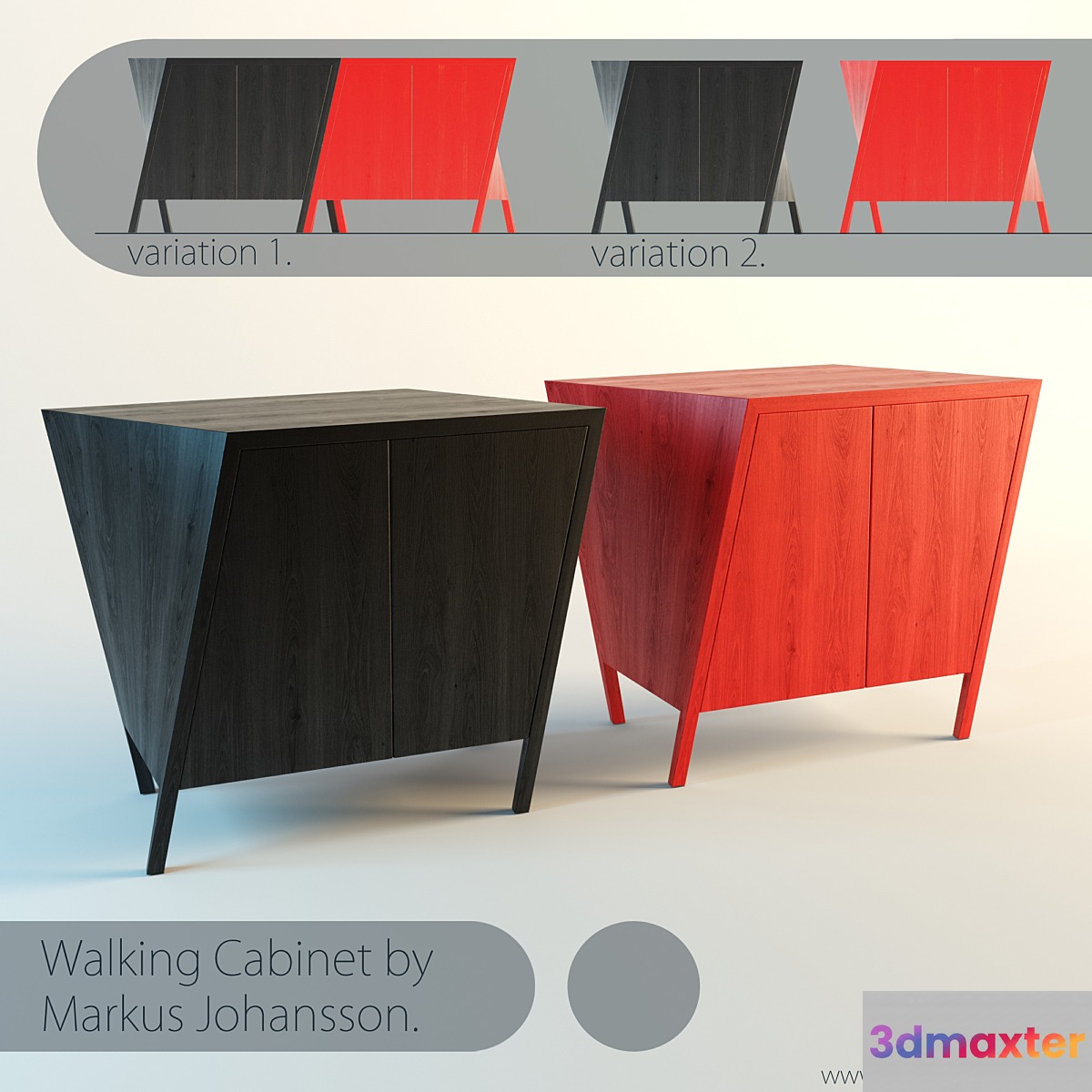 Walking Cabinet by Markus Johansson