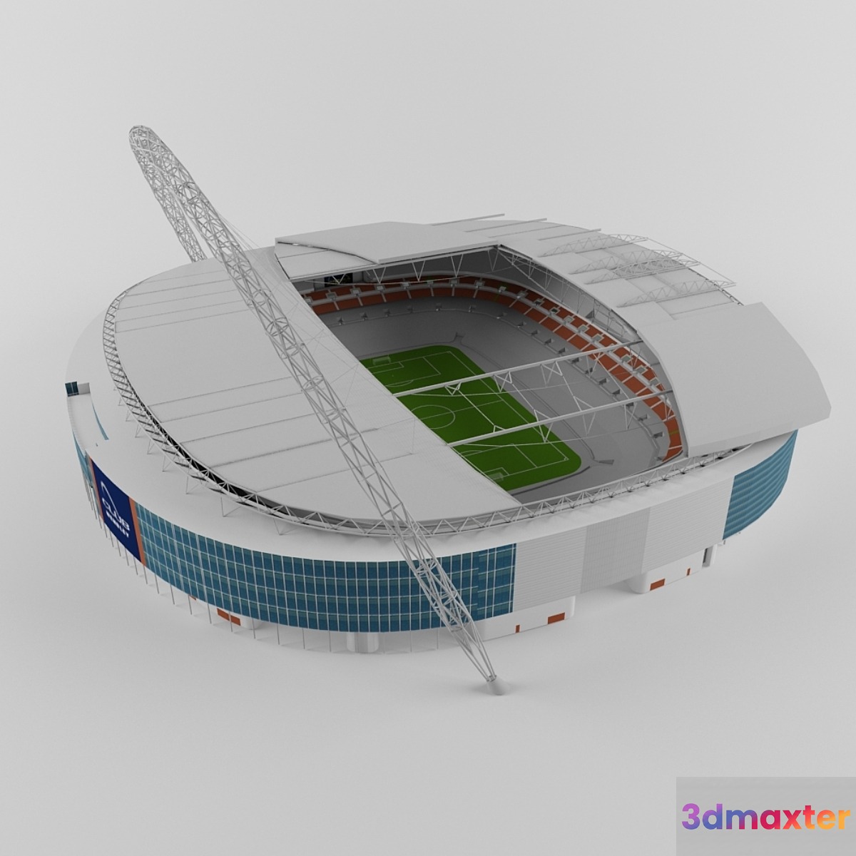 Stadion Wembey 3D Max