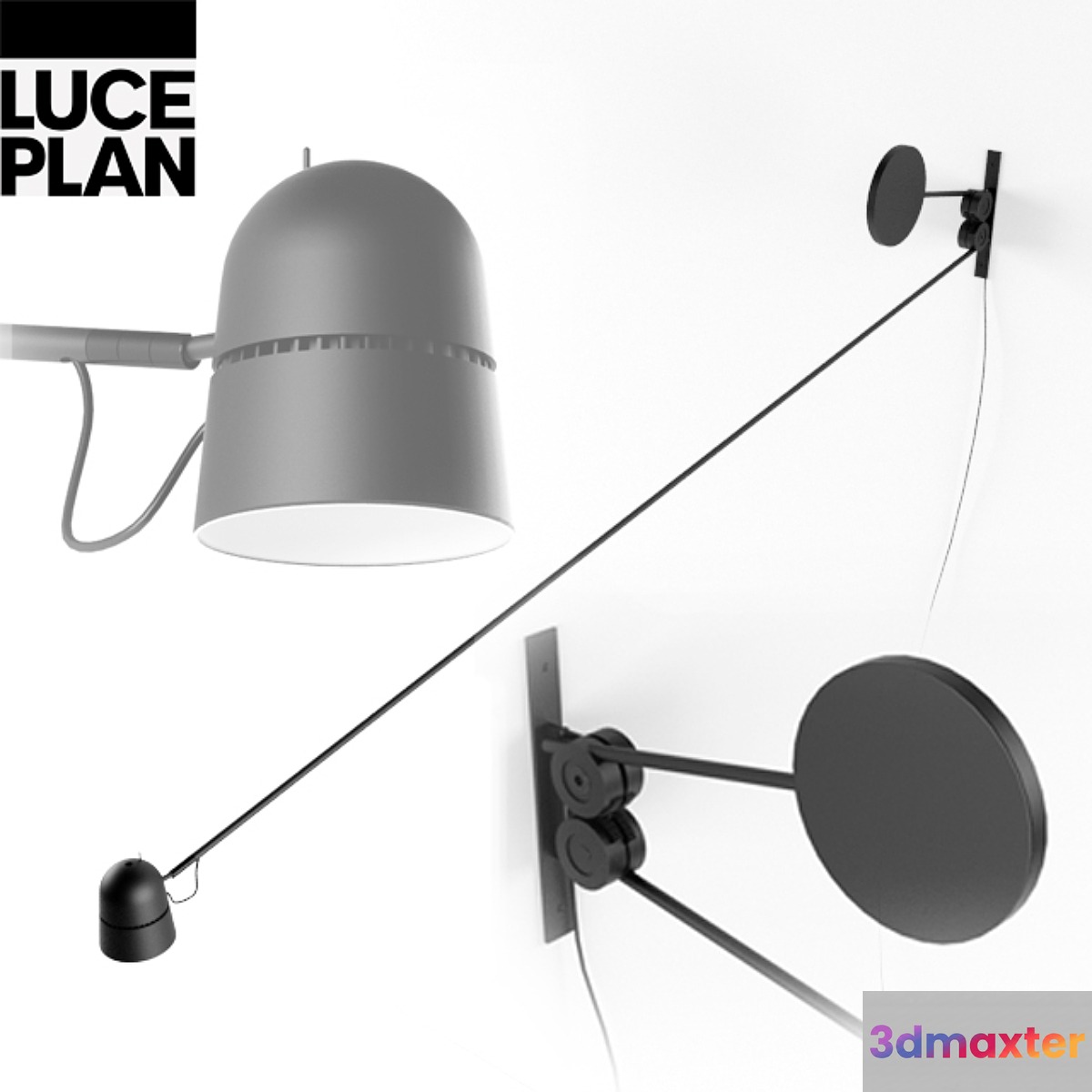 Luce plan  Counterbalance 3D Max
