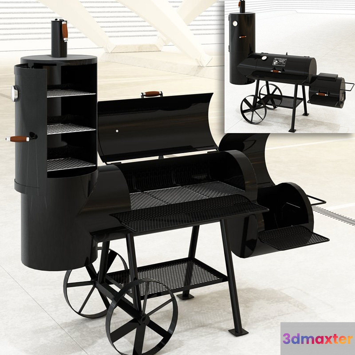 Smokehouse Marshall Smockers 3D Max