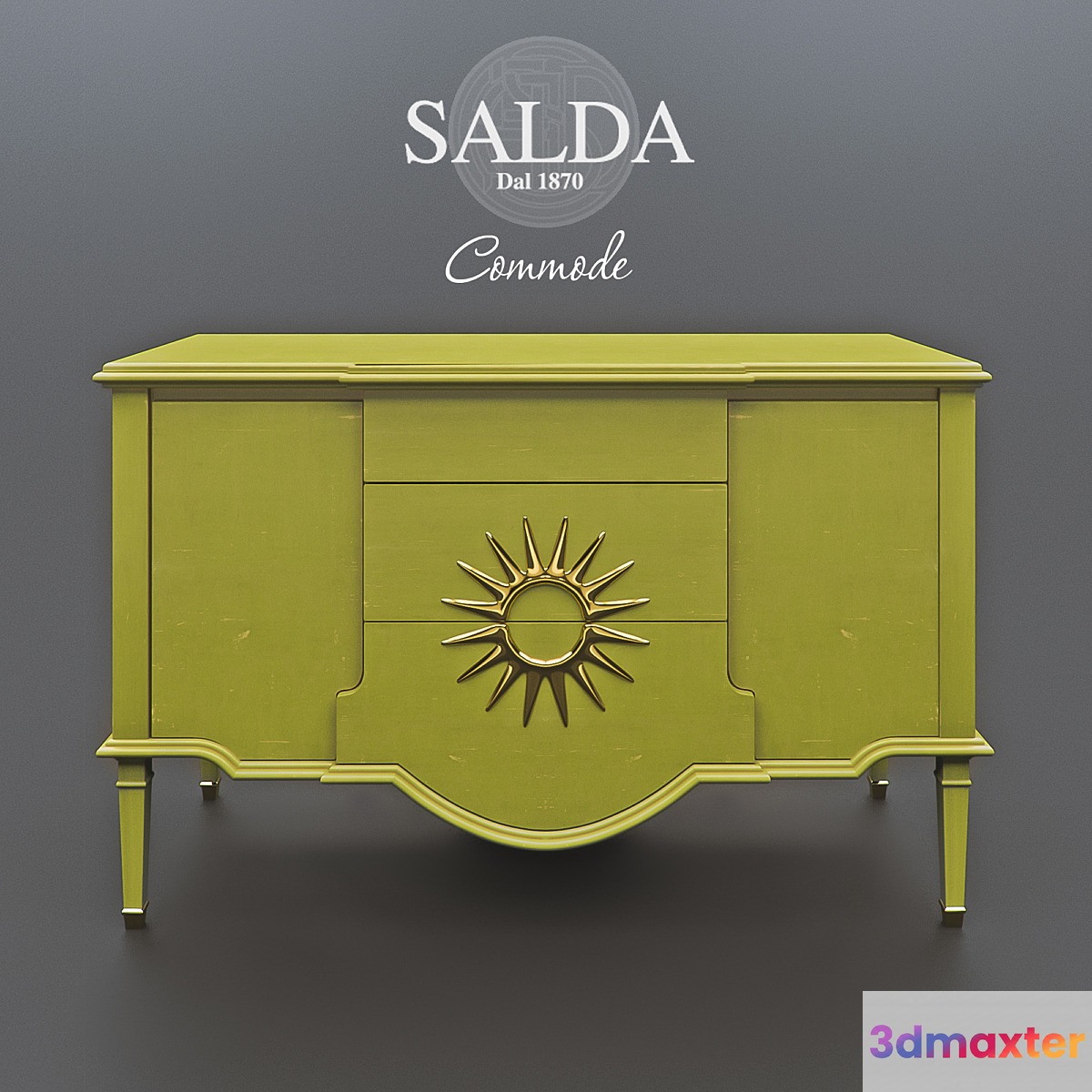 S.A.L.D.A - Commode 3D Max