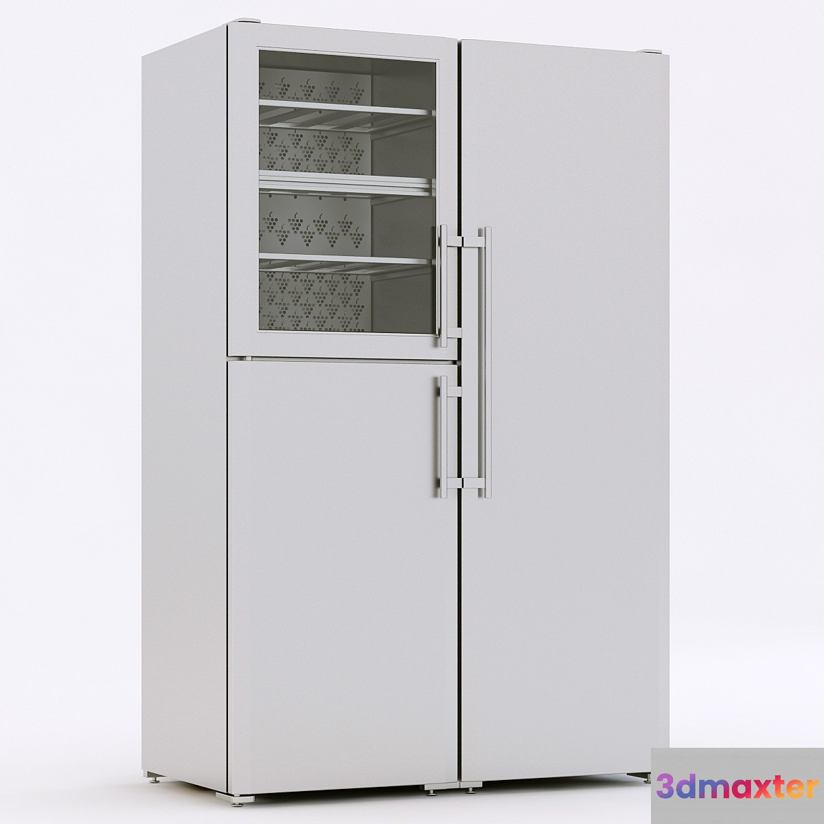 Liebherr Refrigerator Side By Side Sbes 7165 3D Max