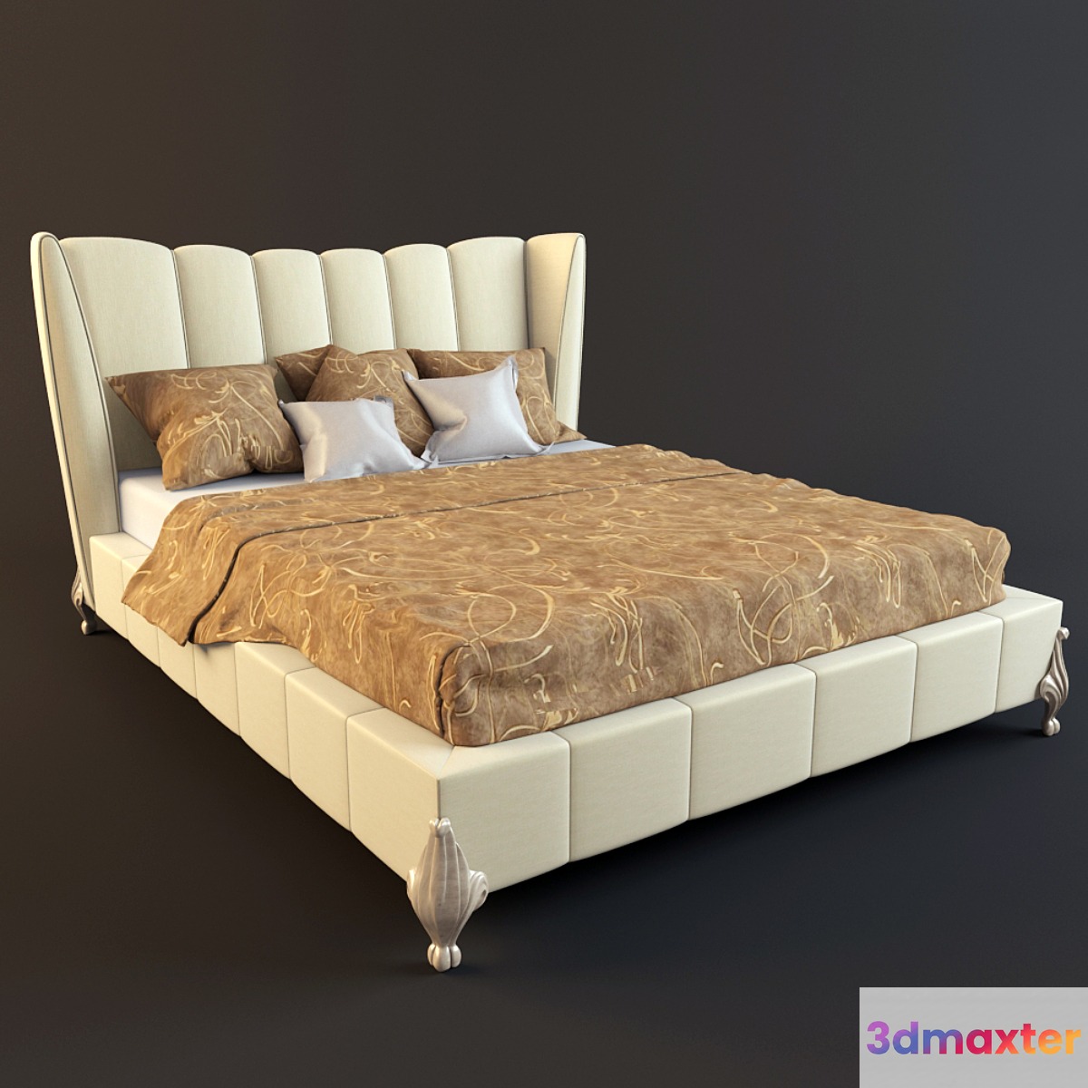 UNIQUE bed VOGUE 2 3D Max