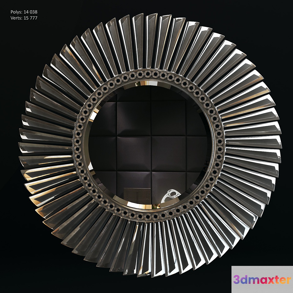 Round mirror - No.2 3D Max