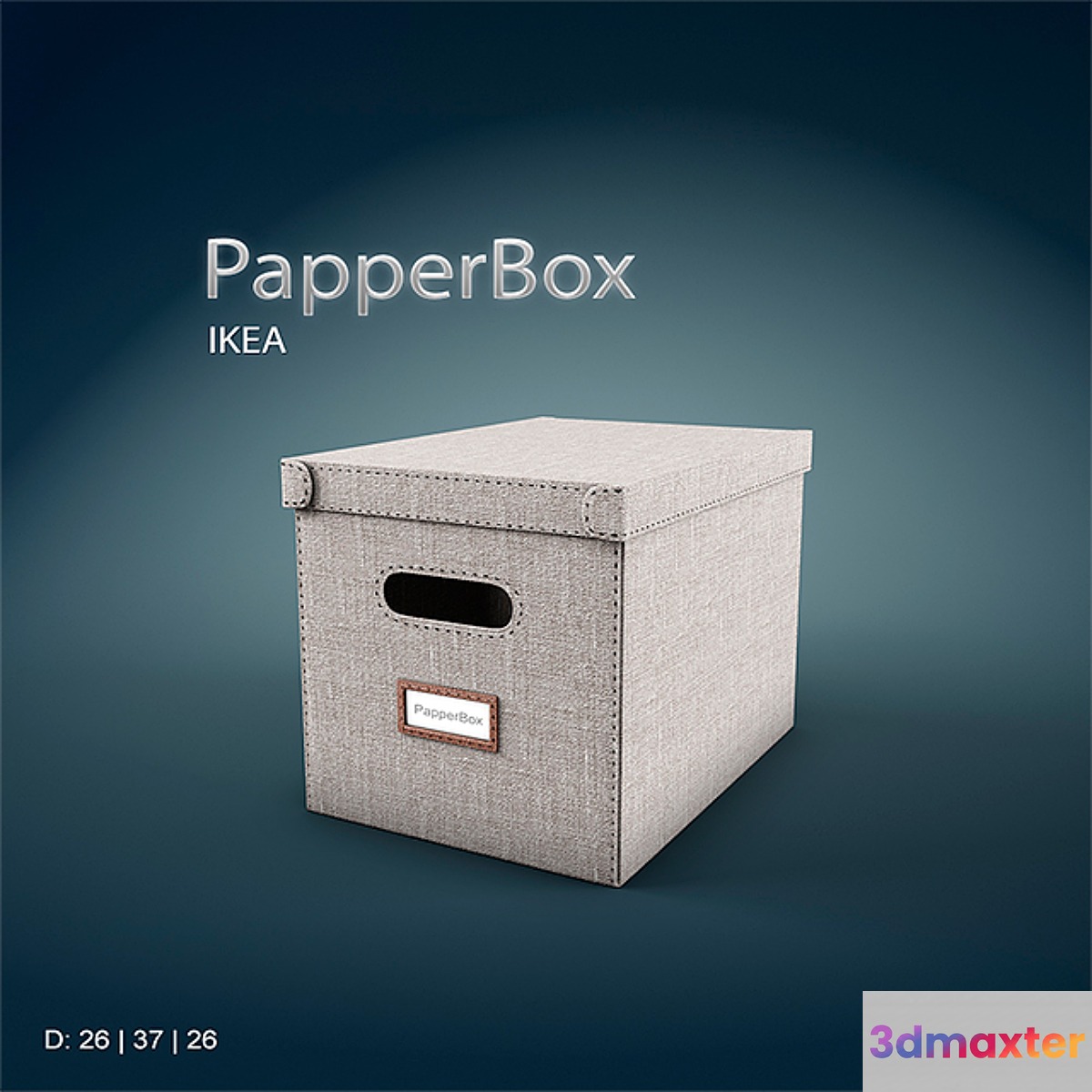IKEA PapperBox 3D Max