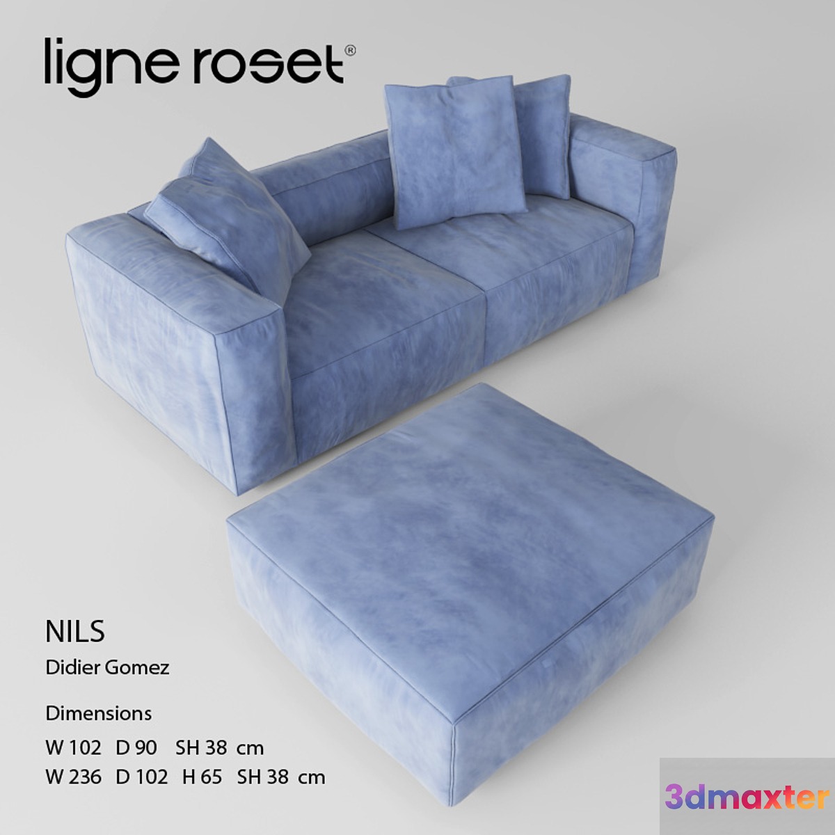 Nils Ligne Roset 3D Max