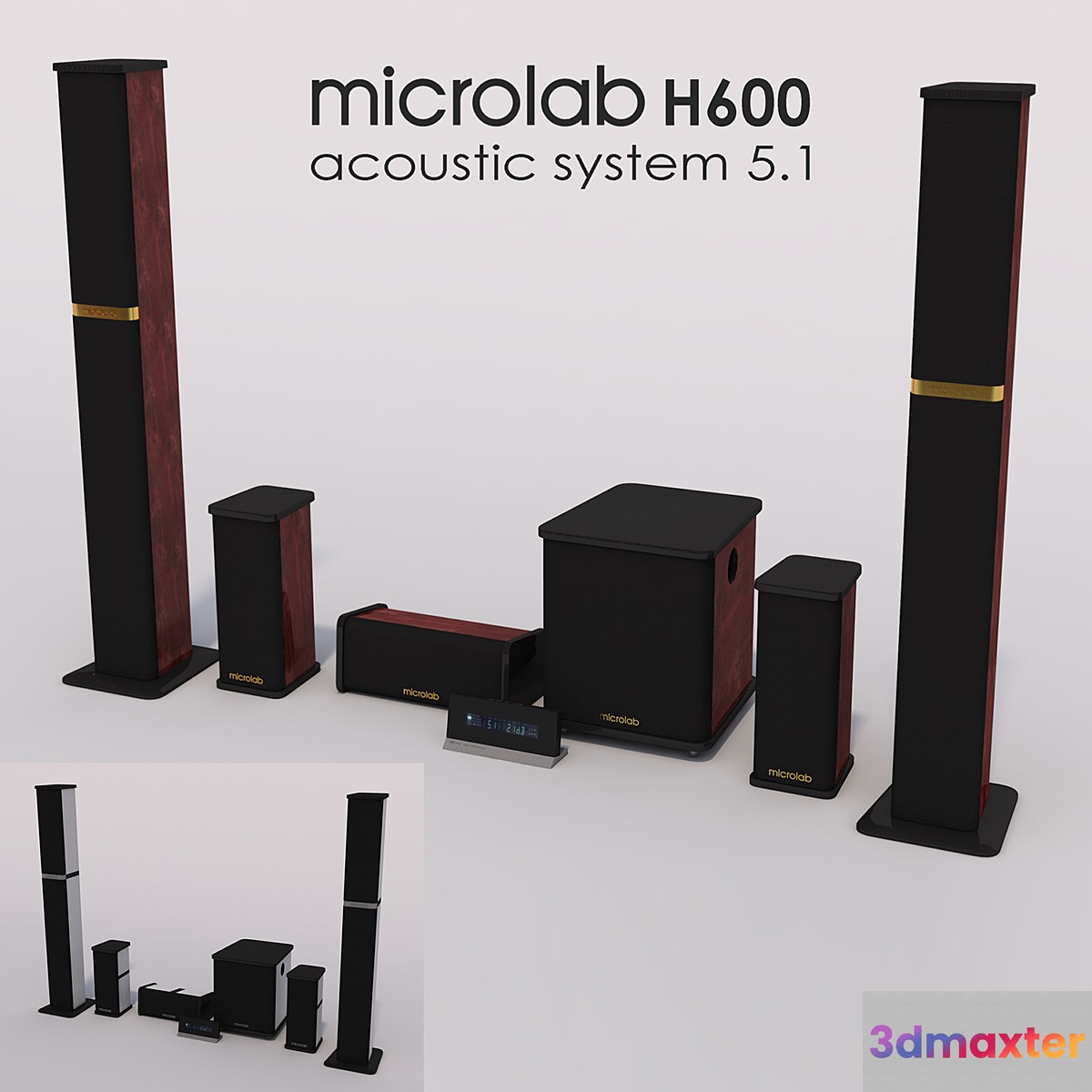 Microlab Acoustic System 5.1 H600 (standard_white)