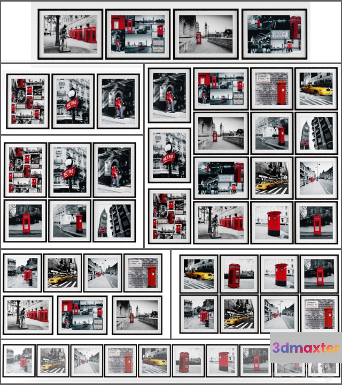 Joseph Eta paintings 3D Max