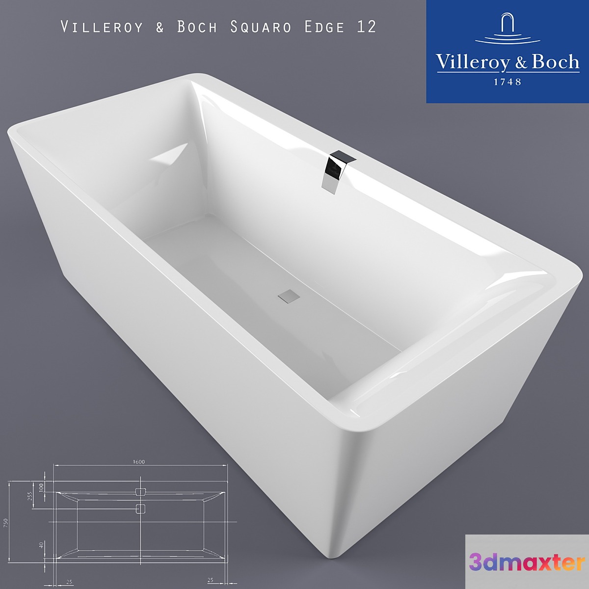 Villeroy&boch squaro edge 12 3D Max