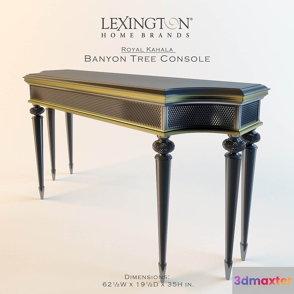 Lexington Banyon Tree Console 3D Max