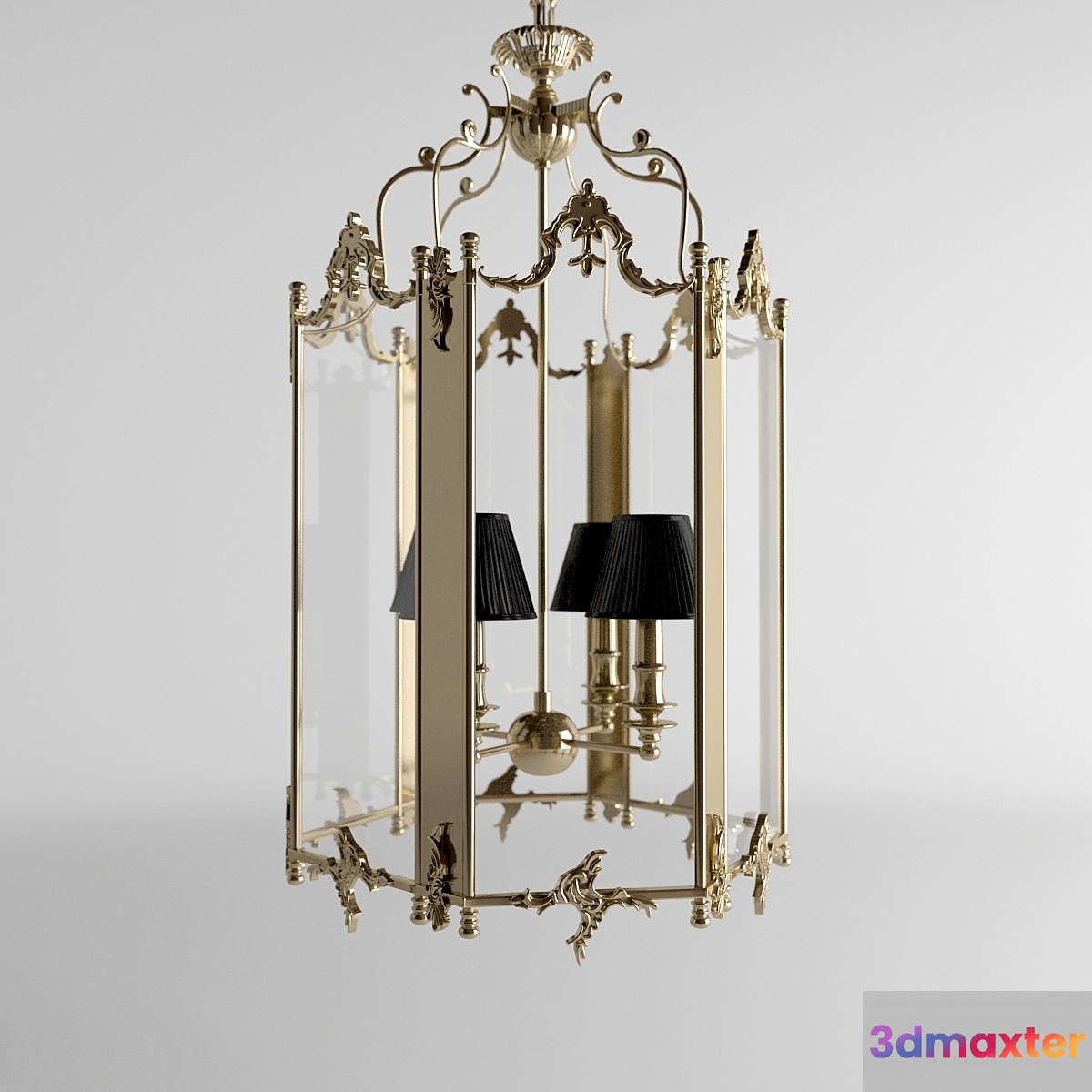 Eichholtz Lantern Dufour 4 Light - No.2 3D Max