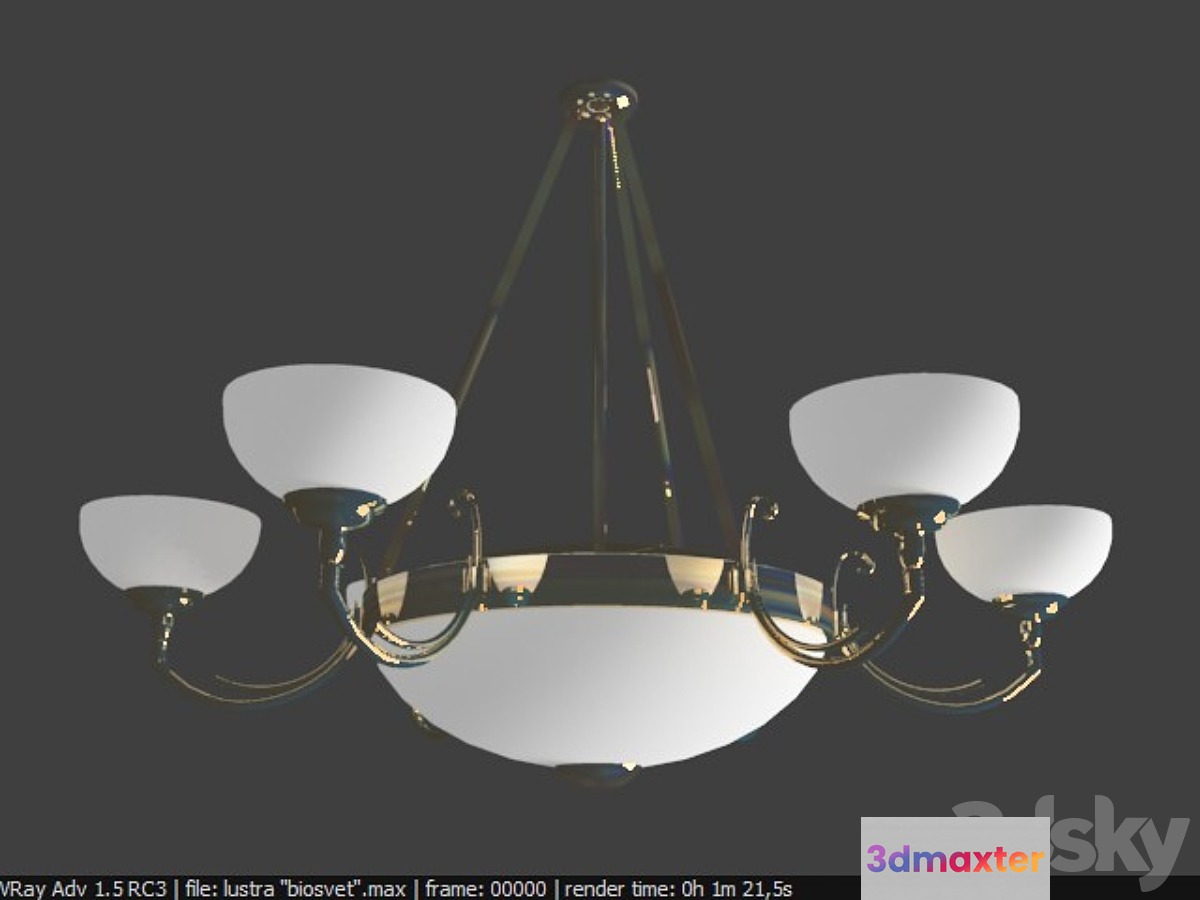 Chandelier Biosvet 3D Max