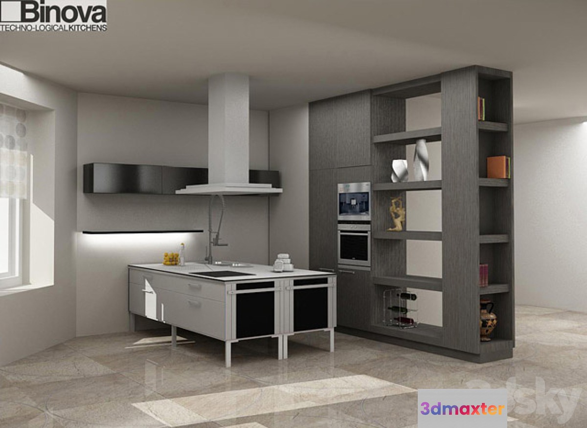 set scene Binova kitchens