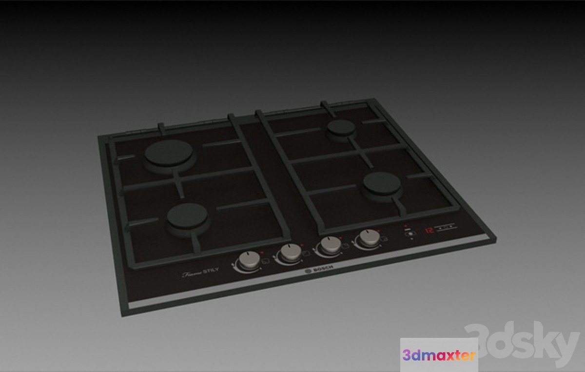BOSCH GAS STOVE 3D Max