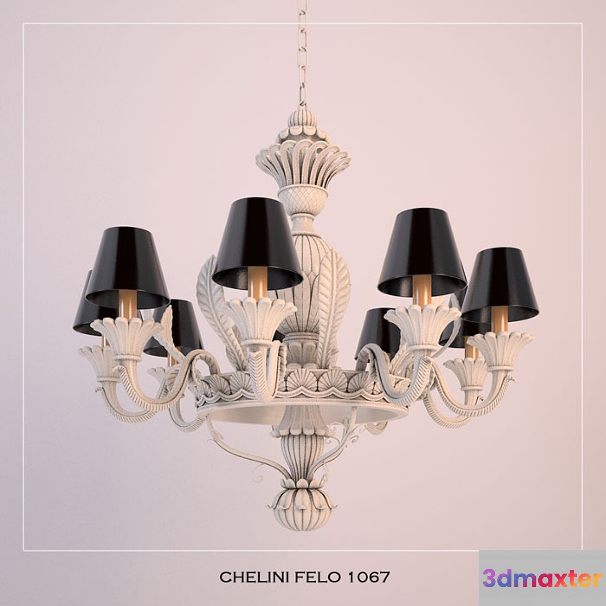 Chandelier Chelini FELO 1067 3D Max