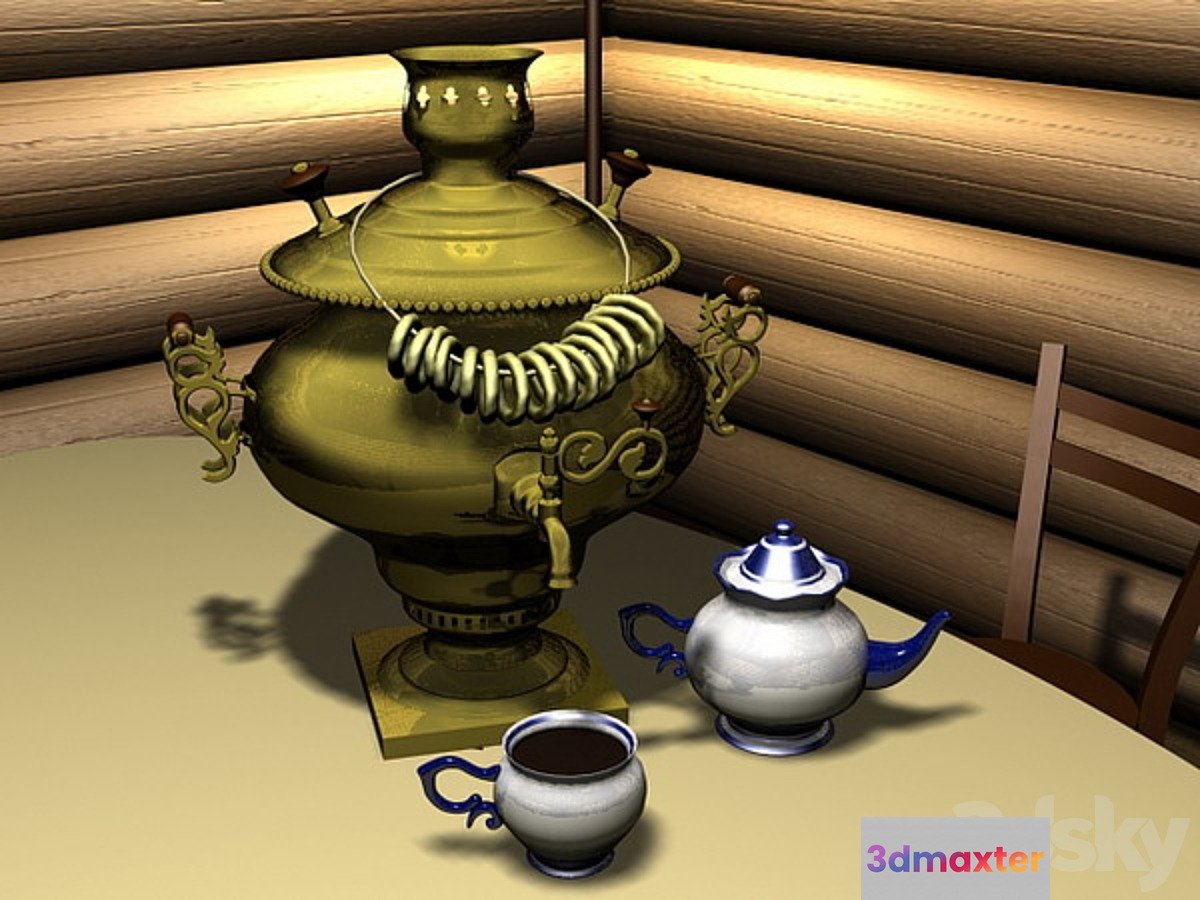 Samovar 3D Max