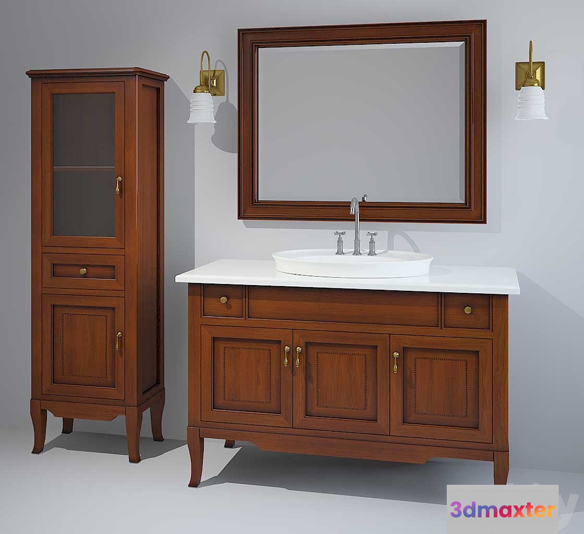 bathroom furniture 3D Max