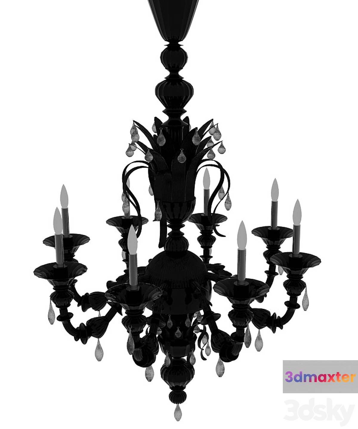 chandelier De Majo 6099_k12 3D Max