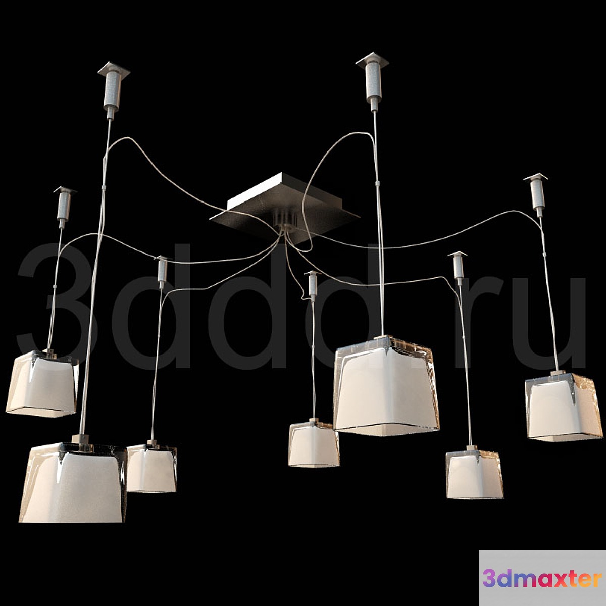 chandelier Carpenedo 3D Max