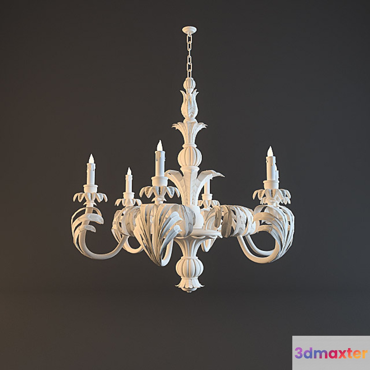 chandelier chelini 3D Max