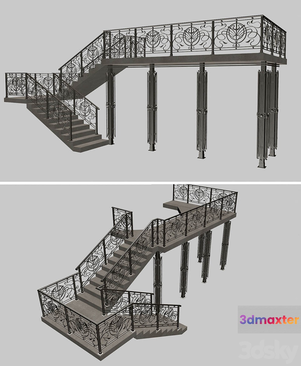 Forged staircase