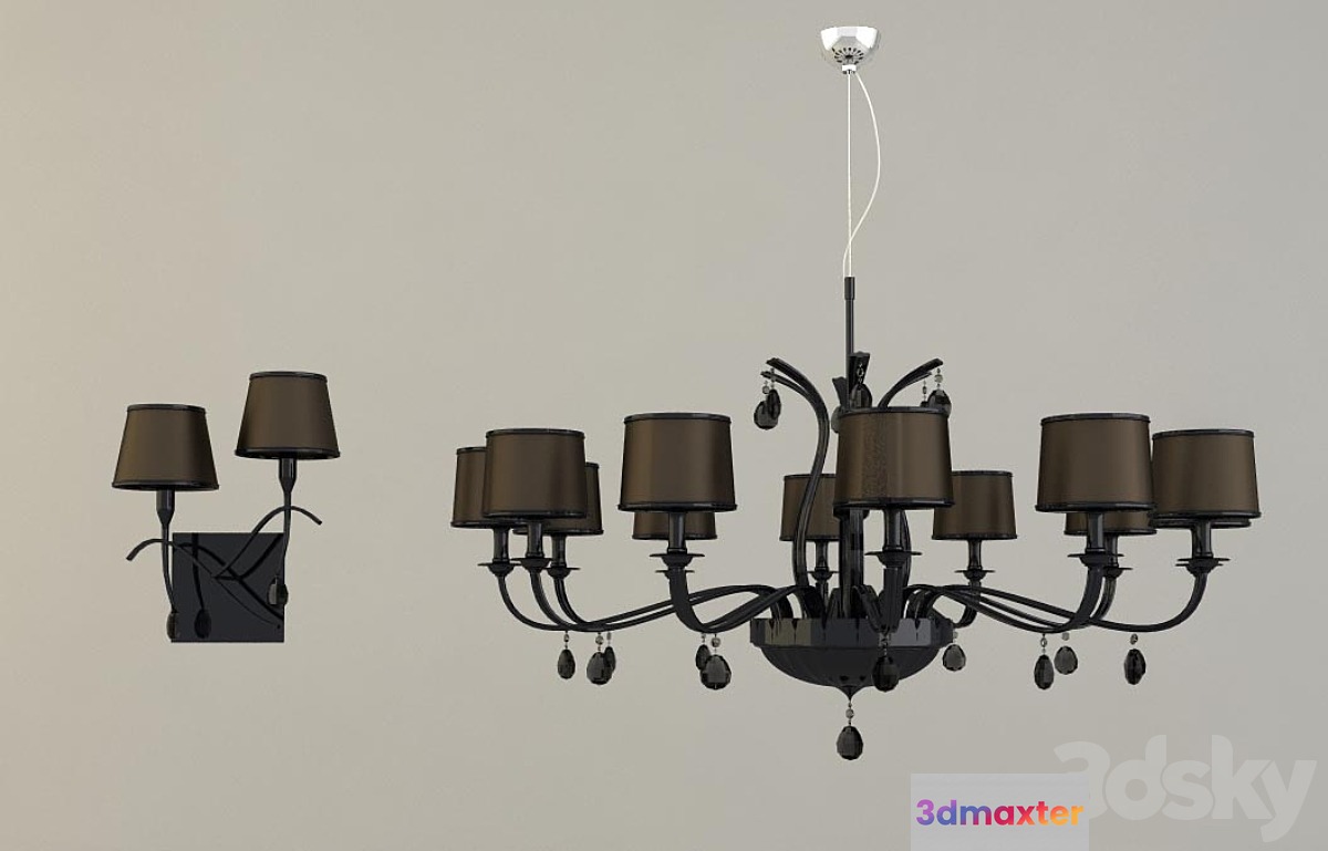 D?co style chandelier