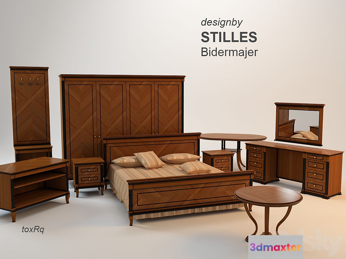 Set Bidermajer 3D Max