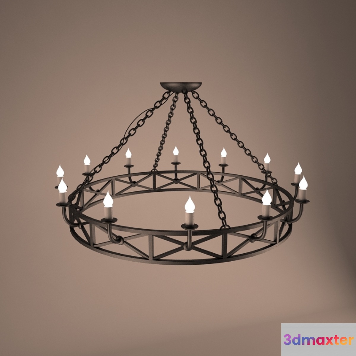 Chandelier forged