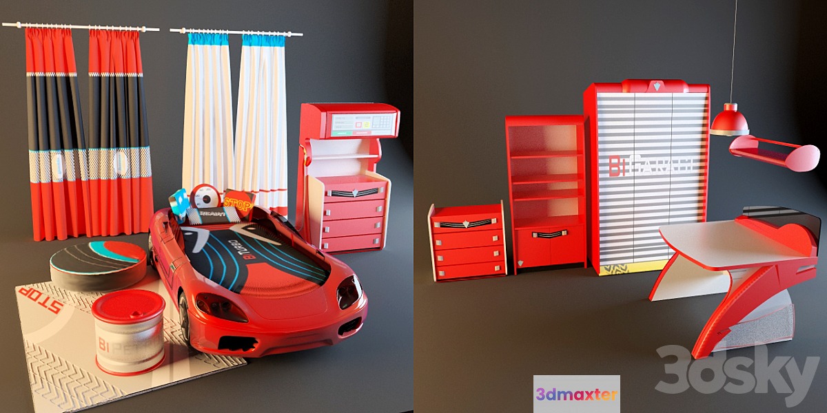 cilek furniture 3D Max