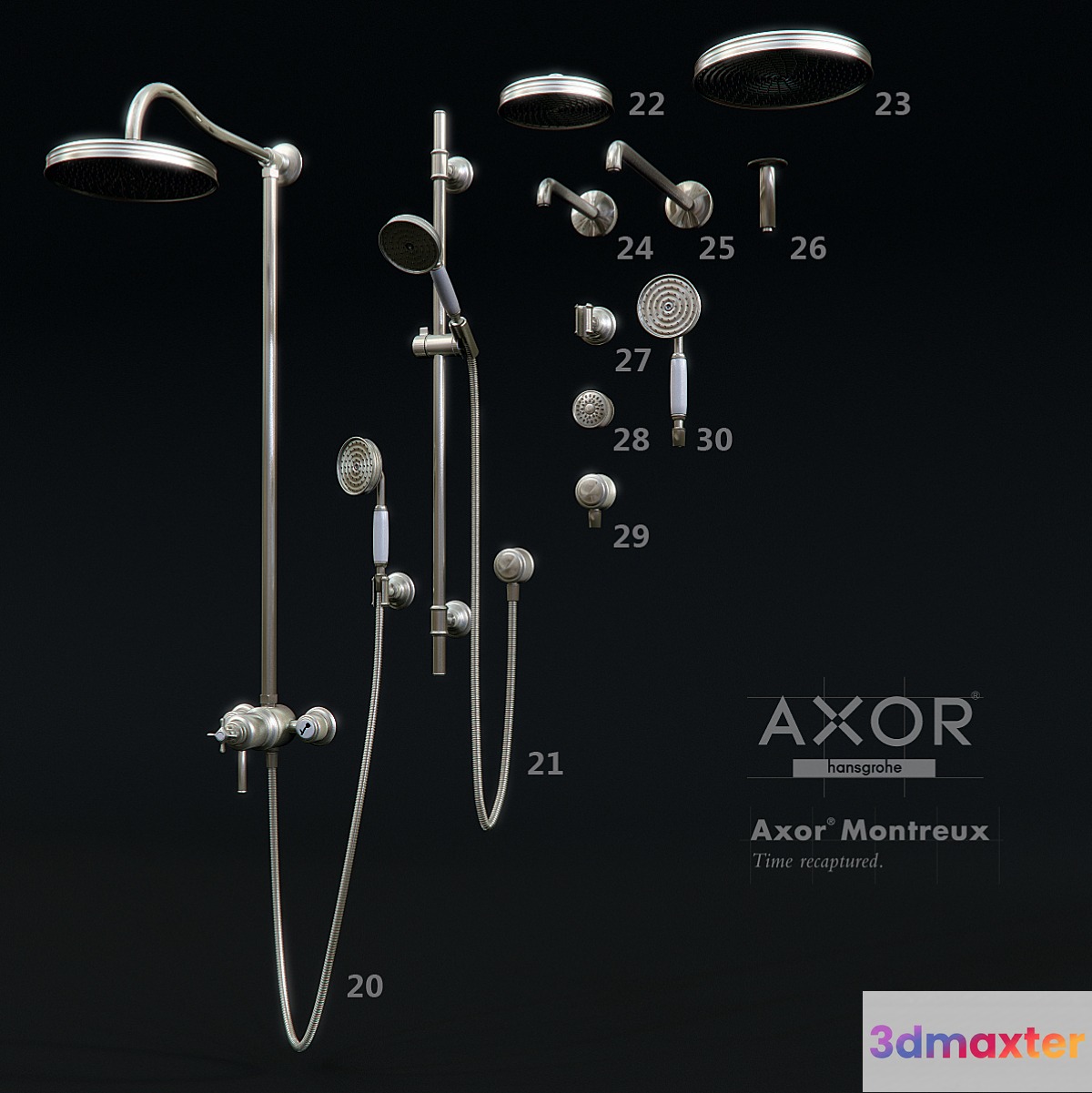 Axor Montreux_3 3D Max
