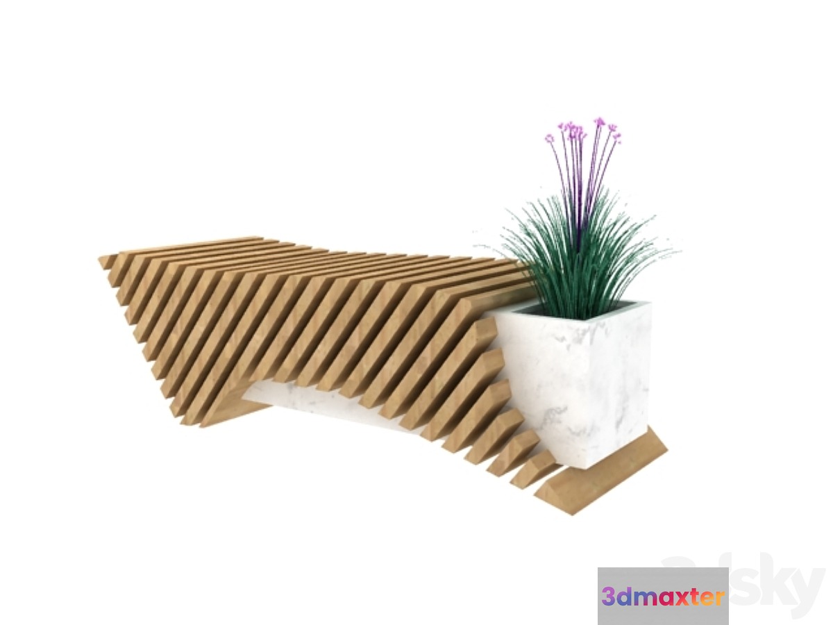 Shop with plant