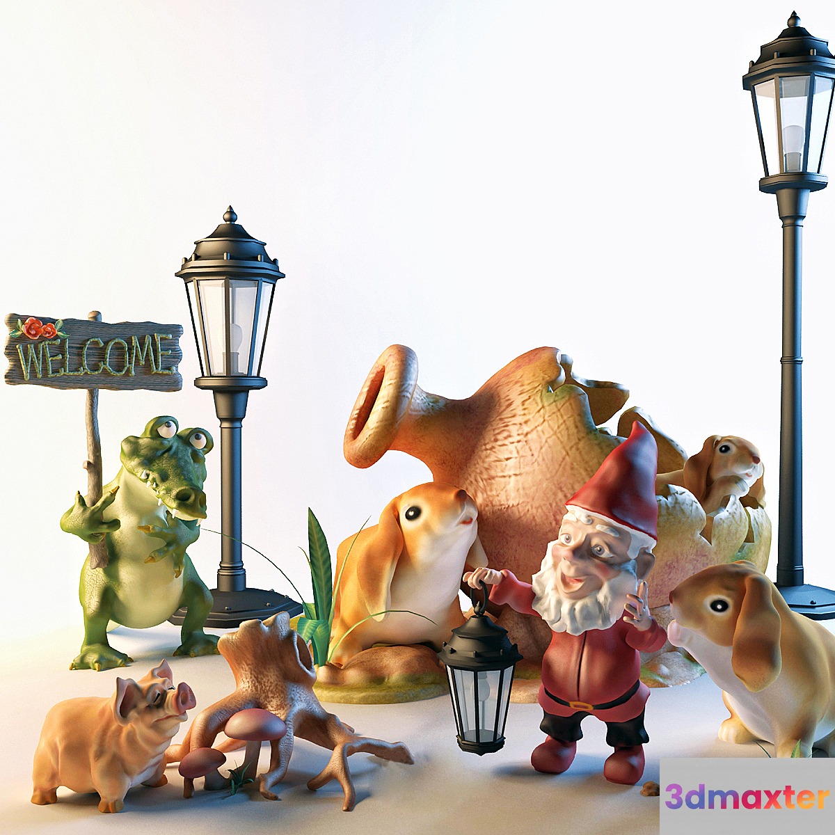 Figurines 3D Max