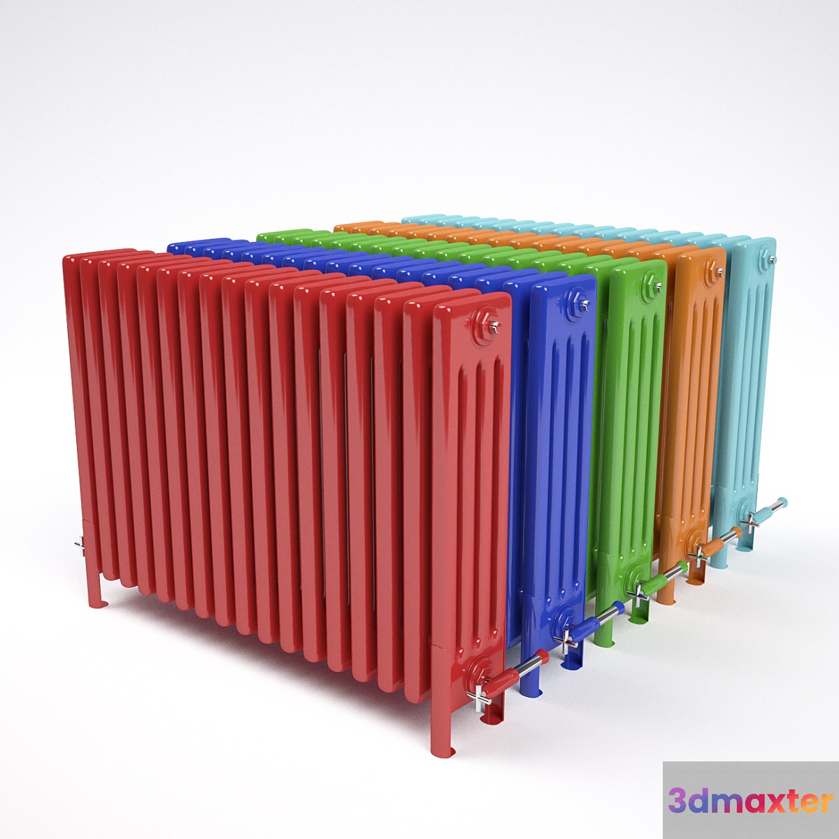 Bisque Radiators 3D Max