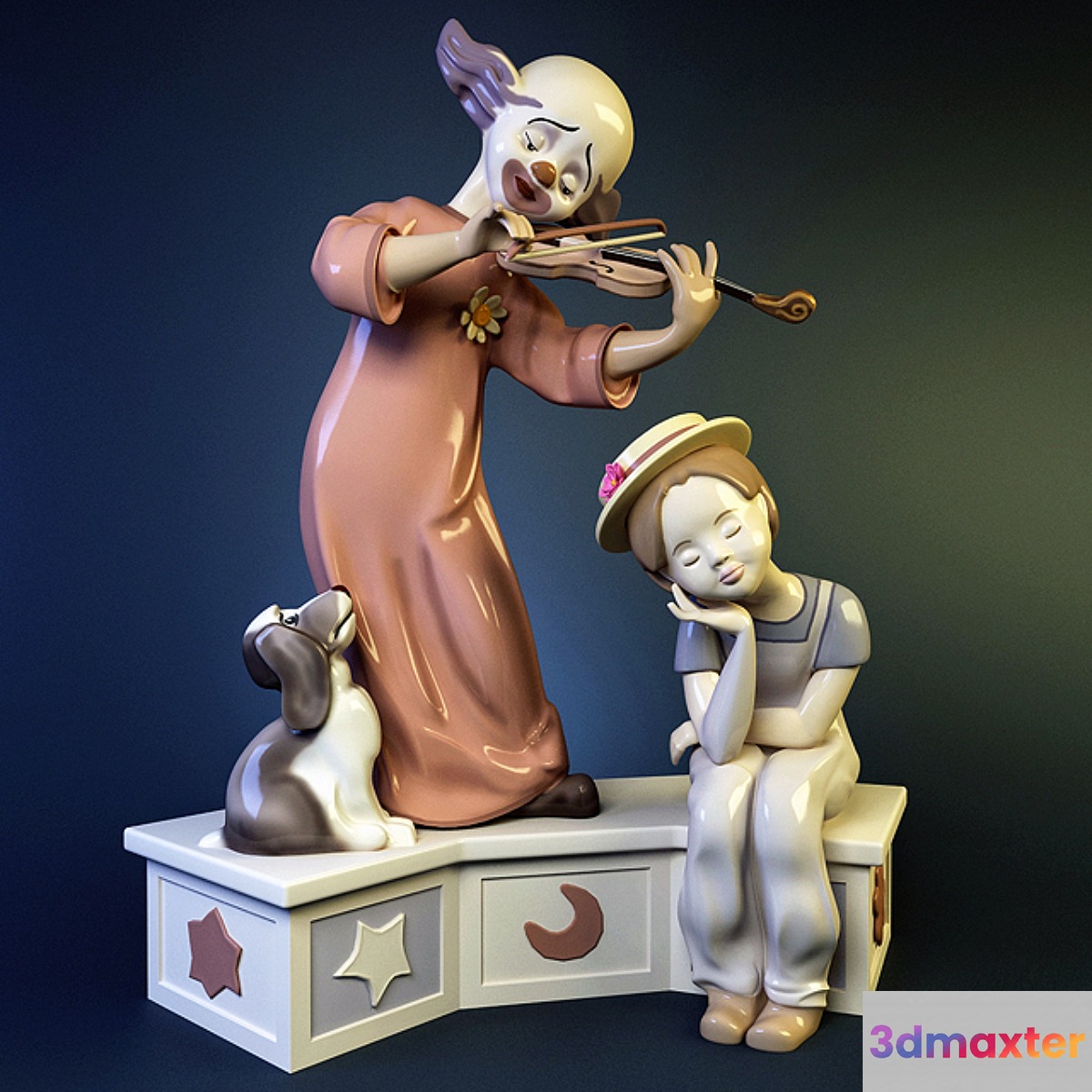 Figurine 3D Max