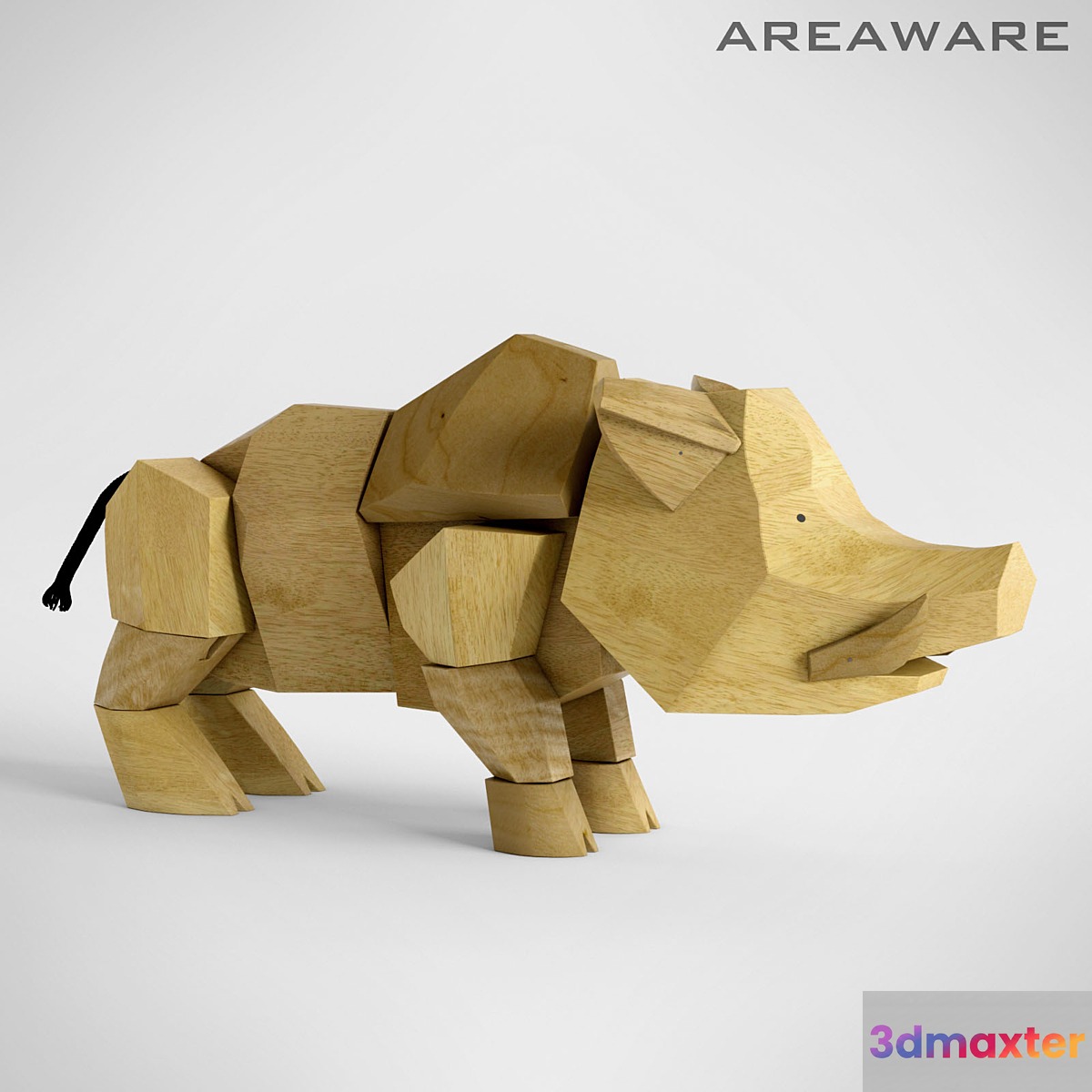 Hugo the Wild Boar Areaware 3D Max
