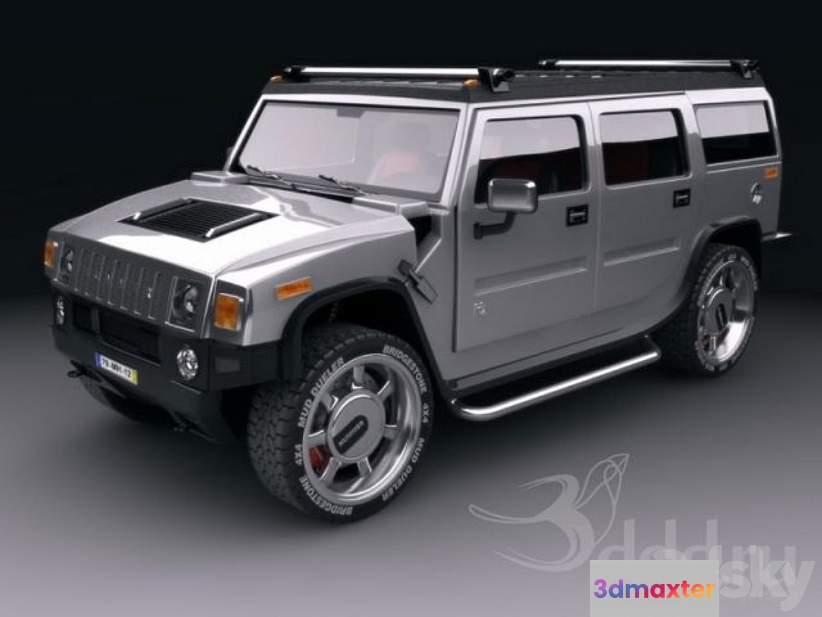 Hummer H2 3D Max