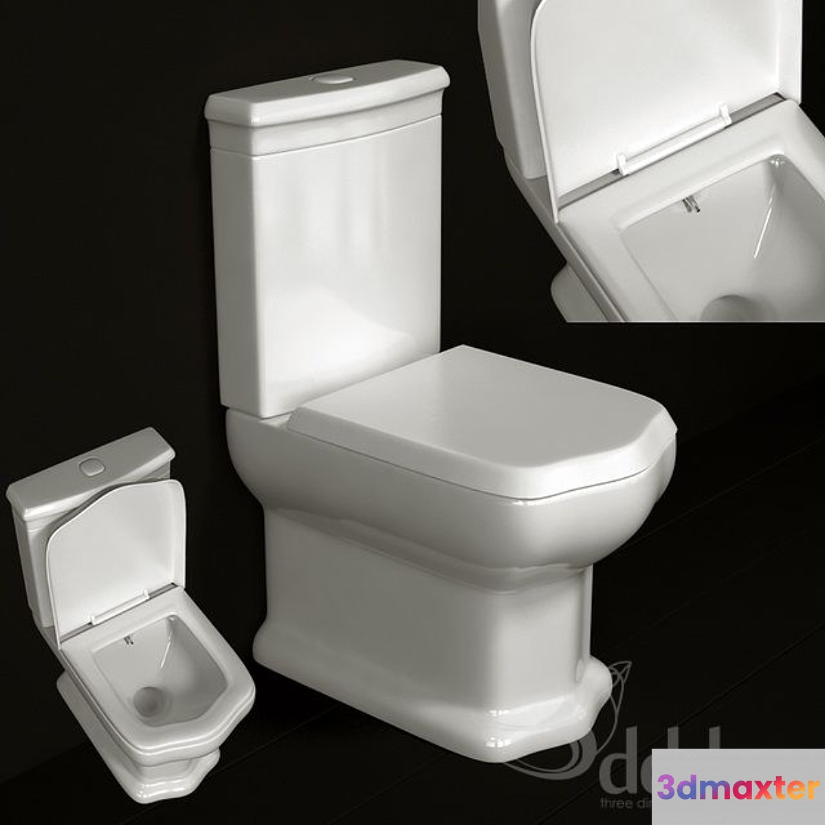 Toilet 3D Max