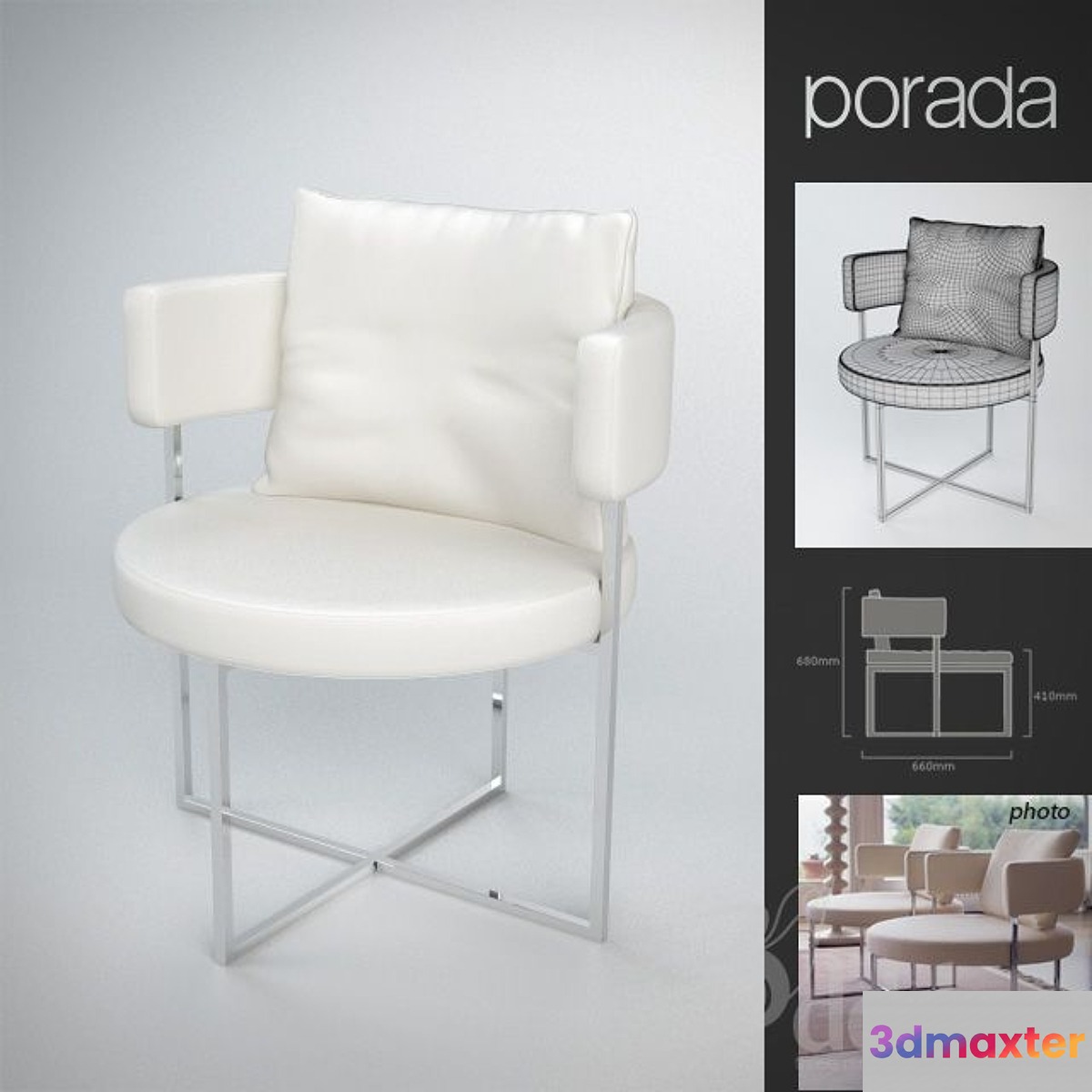 PORADA _ Sirio Poltrona 3D Max