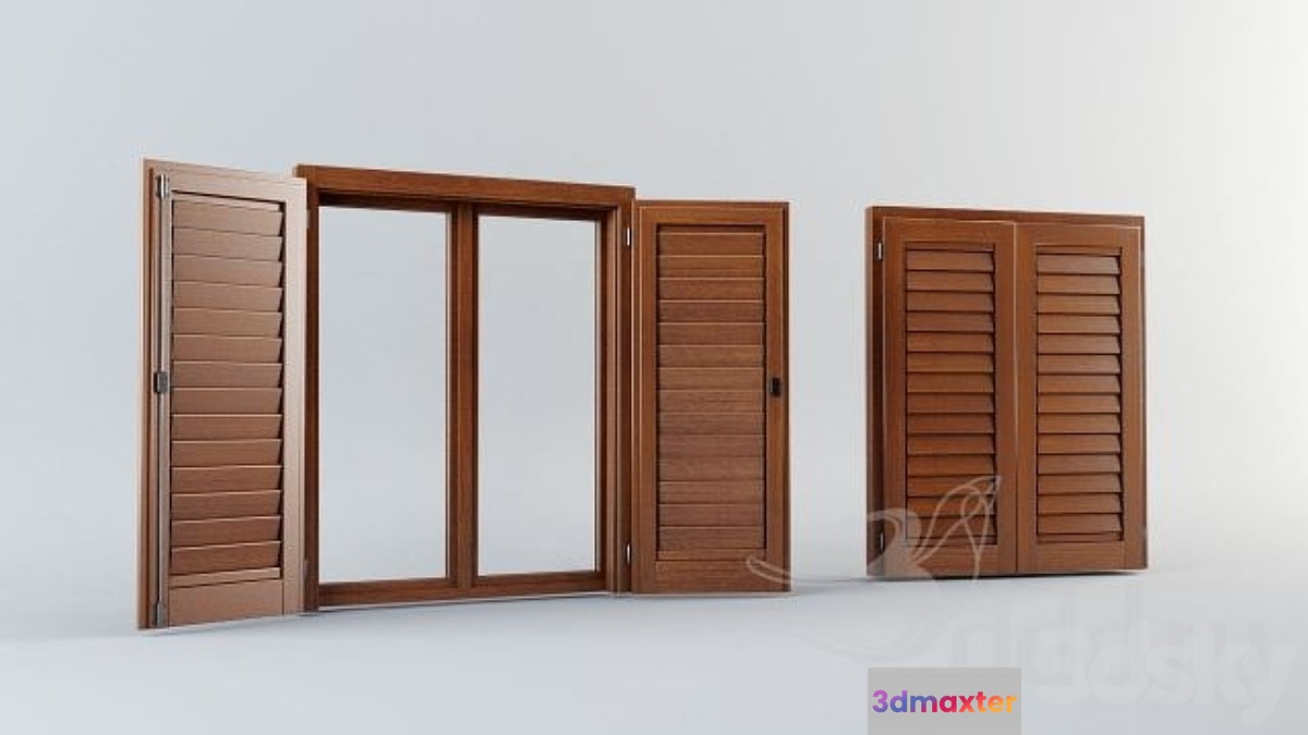 Wood window&shutters