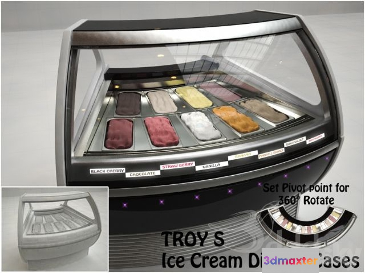 Troy S ice cream display cases