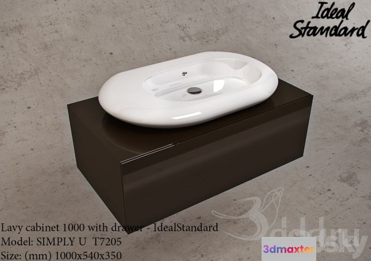 Ideal Standard - SIMPLY U  T7205 3D Max