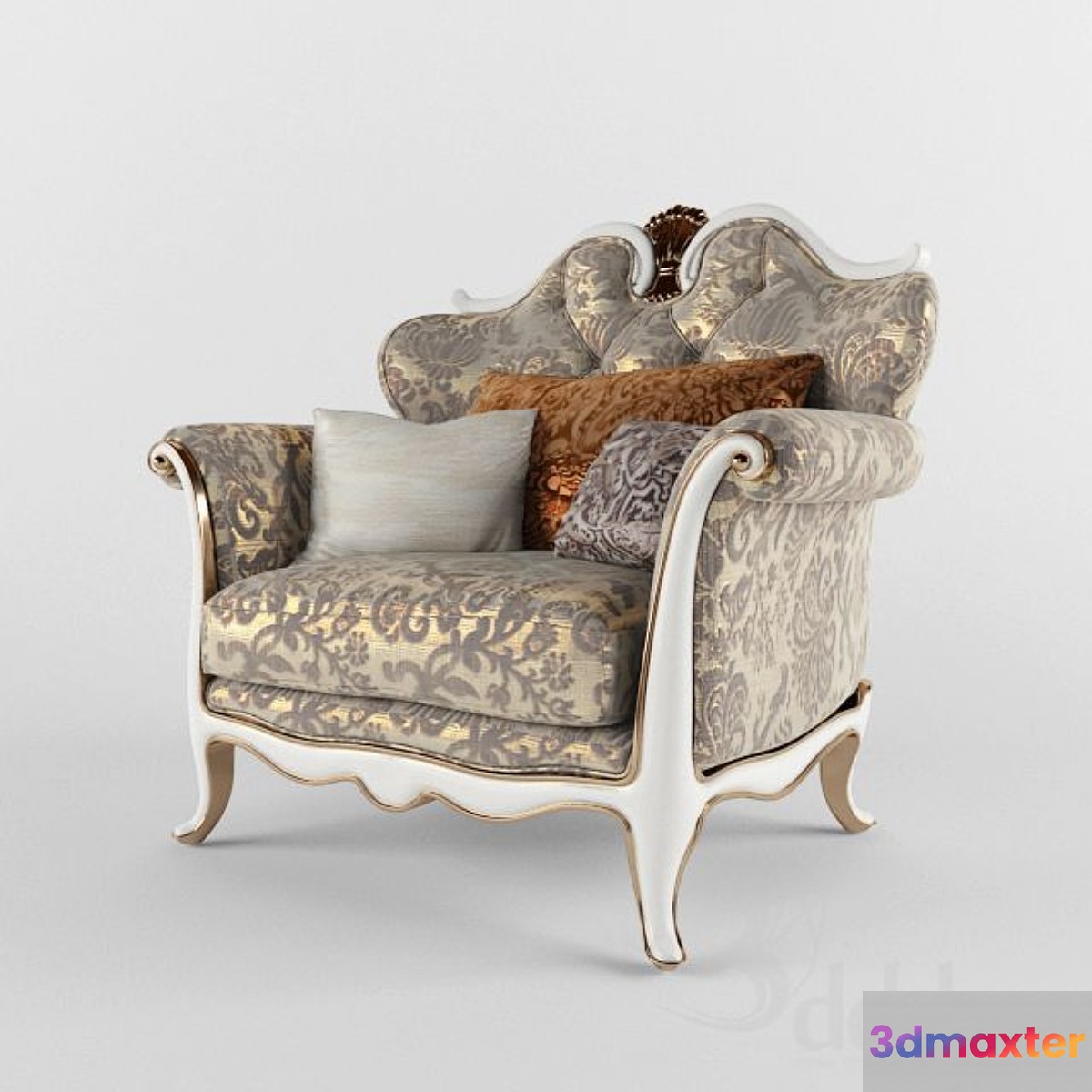New Classic Armchair 3D Max