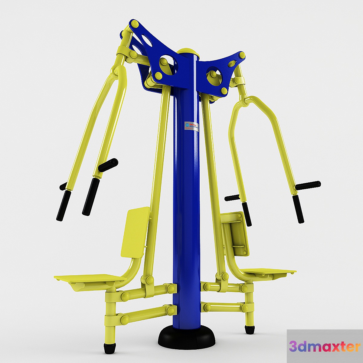 Simulator SL 101 bench press chest sitting 3D Max
