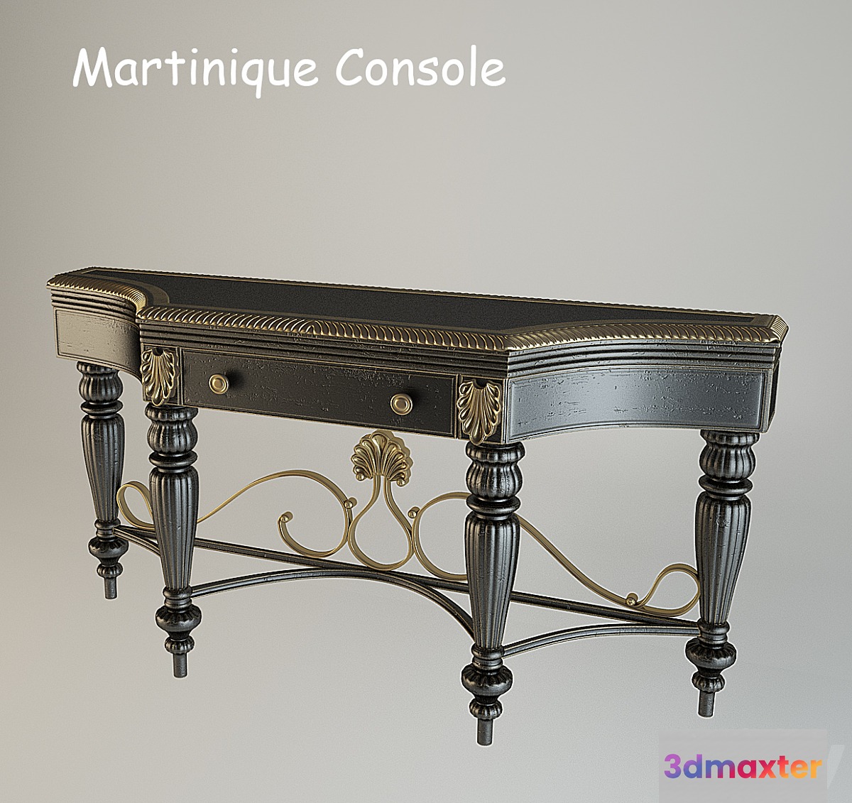 Martinique Console MTQ06 3D Max